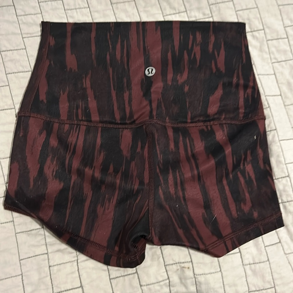 Barely worn Lululemon short bike shorts.